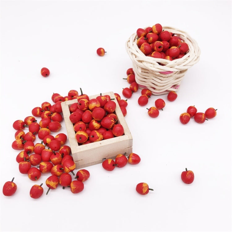 30 PCS / 3 Paquetes 1:12 Mini Casa de Muñecas Cocina Comida en Miniatura Juego Decoración Fruta Manzana, Apple
