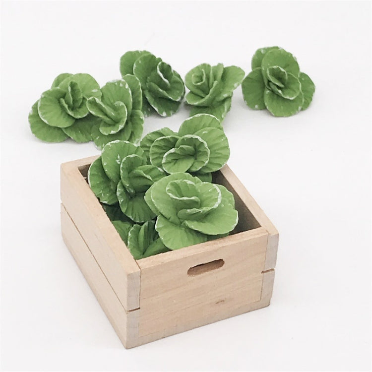 5 uds 1:12 Mini casa de juguete vegetal simulación repollo accesorio de cocina Mini casa de juguete, 5 PCS Cabbage
