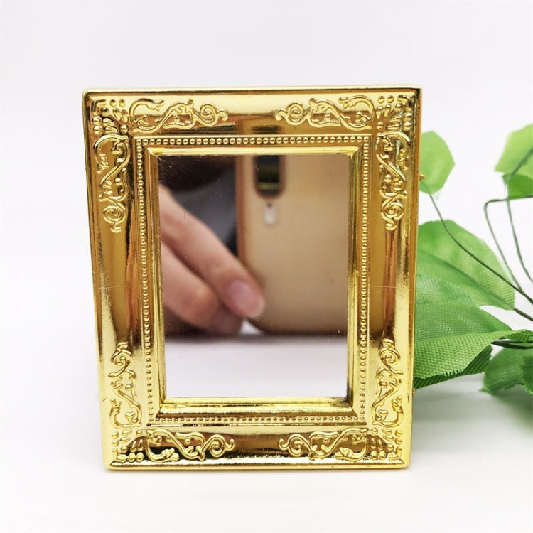 1:12 Mini Casa Juguete Simulación Espejo de Pared para Dormitorio, Wall Mirror