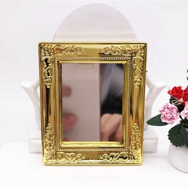 1:12 Mini Casa Juguete Simulación Espejo de Pared para Dormitorio, Wall Mirror