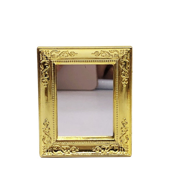 1:12 Mini Casa Juguete Simulación Espejo de Pared para Dormitorio, Wall Mirror