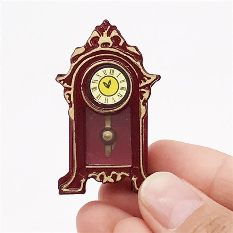 1:12 Mini Casa Juguete Simulación Clásico Retro Reloj Vintage, Classical Vintage Clock