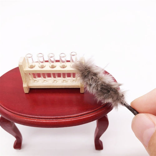 1:12 Mini Casa Juguete Simulación Cepillo de Pelo de Pollo, Simulation Chicken Hair Brush