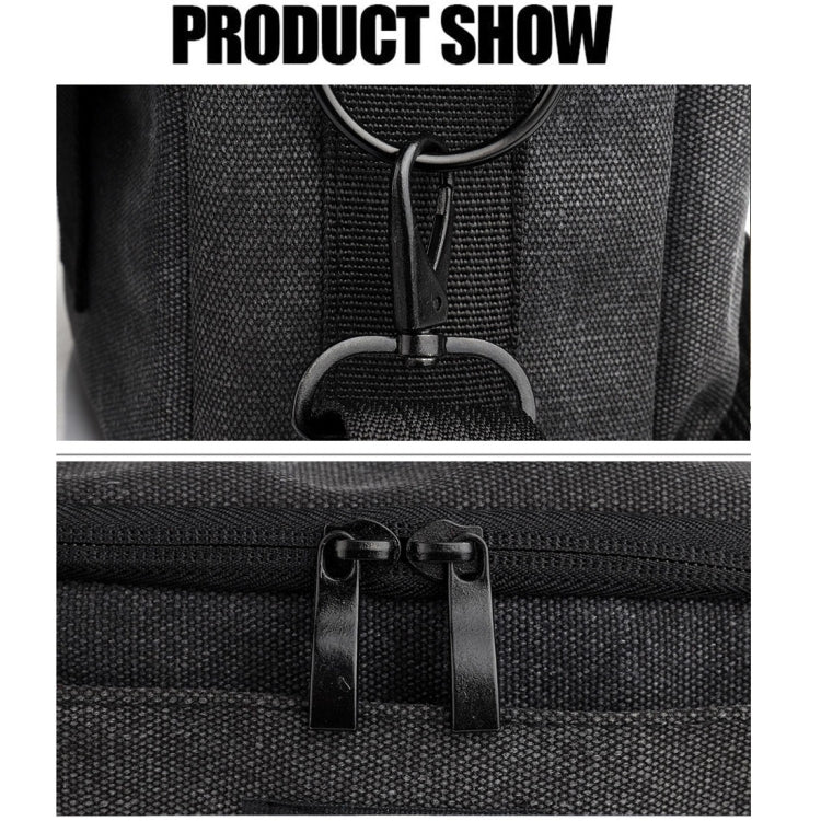 Bolso bandolera universal para cámara DSLR Bolso fotográfico de lona, Tamaño externo: 19 x 17 x 10 mm