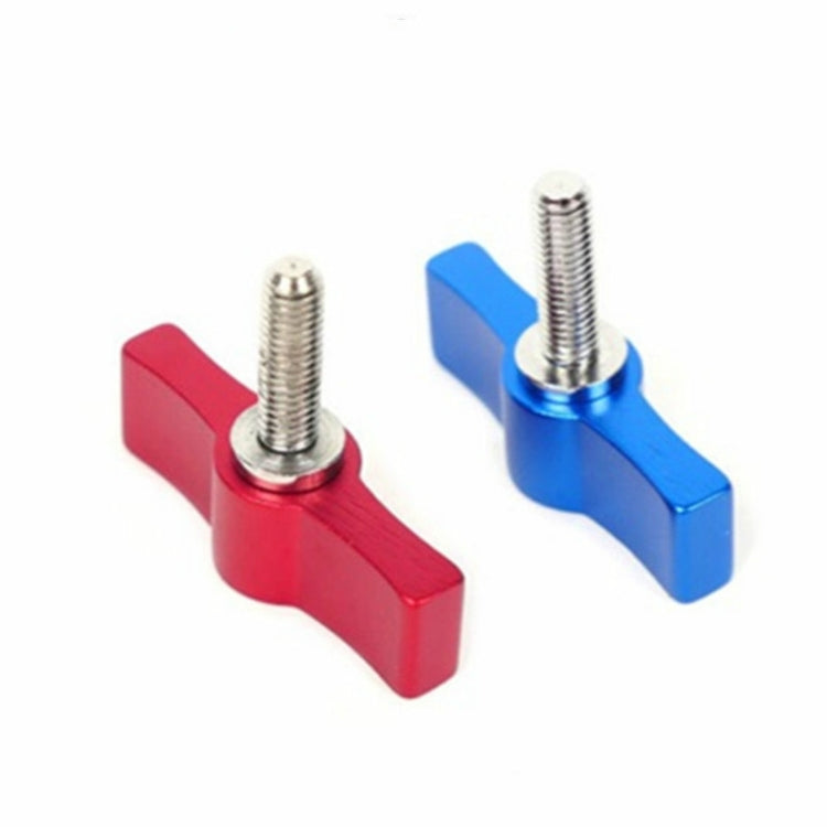 10 Uds tornillo en forma de T tornillo de mano de ajuste multidireccional tornillo de mango de aleación de aluminio, M4, M5, M6
