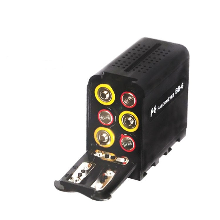 Caja de batería AA BB-6 a caja F970, caja de batería Universal para luz de relleno de luz de cámara LED
