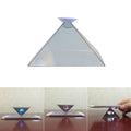 10 PCS 3D Pyramid Magic Projection Teléfono móvil Película de proyección holográfica simple