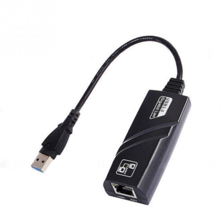 2 PCS USB3.0 Tarjeta de red Gigabit Computadora portátil Cableado externo USB a Interfaz de cable de red RJ45