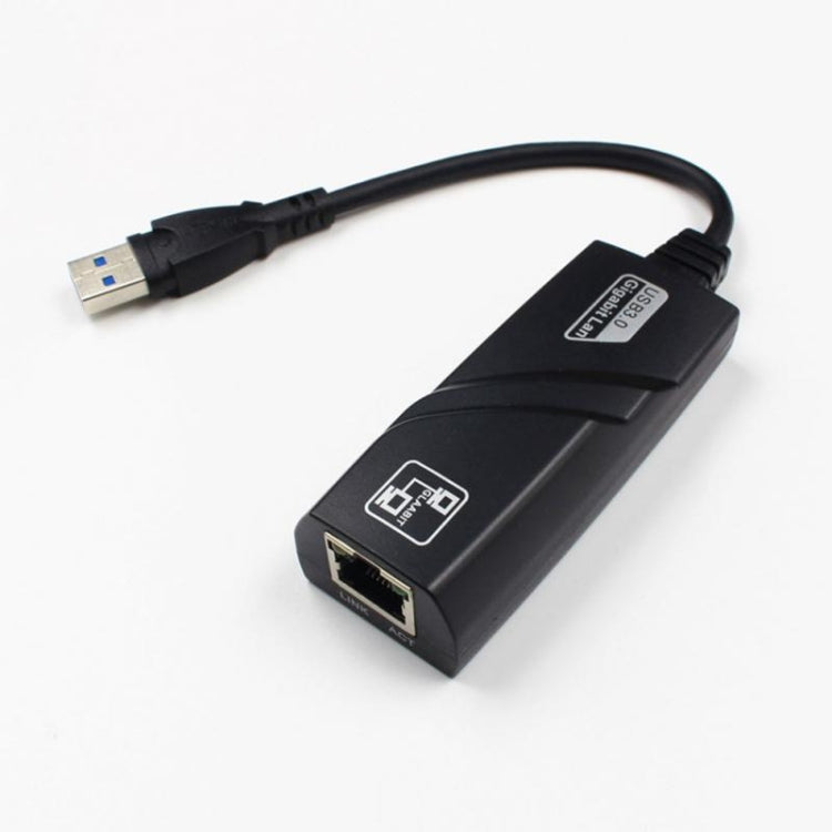 2 PCS USB3.0 Tarjeta de red Gigabit Computadora portátil Cableado externo USB a Interfaz de cable de red RJ45