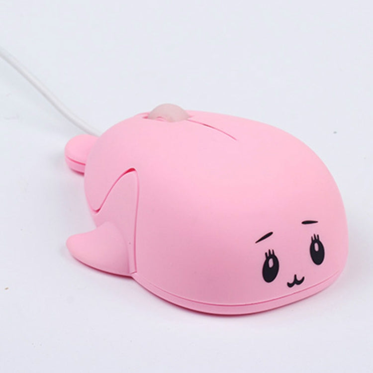 Ratón con cable de dibujos animados para chica, ratón para ordenador portátil, oficina y hogar