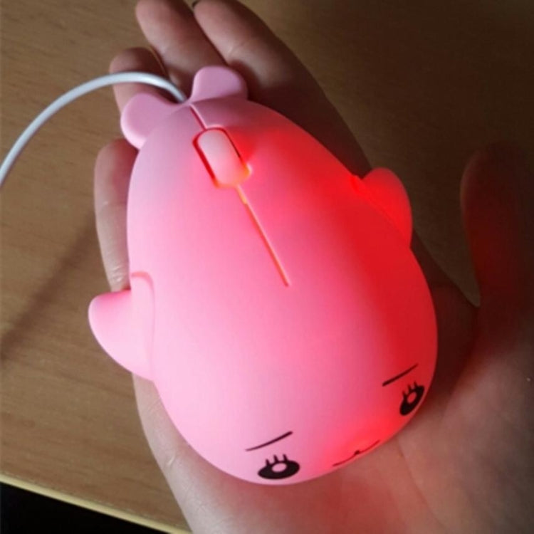 Ratón con cable de dibujos animados para chica, ratón para ordenador portátil, oficina y hogar