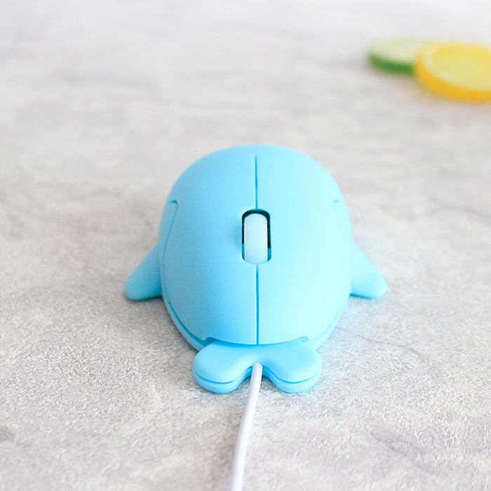 Ratón con cable de dibujos animados para chica, ratón para ordenador portátil, oficina y hogar