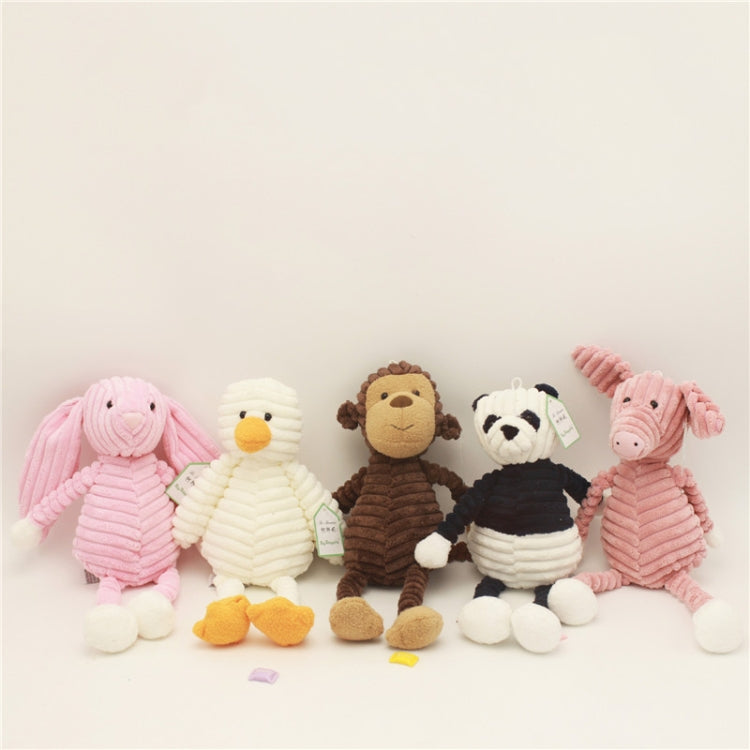 Muñeco de peluche de animales a rayas, muñeco animal creativo, Monkey 15cm, Fox 15cm, Panda 15cm, Elephant 15cm, Dog 15cm, Pig 15cm, Lion 15cm, Gray Rabbit 15cm, Pink Rabbit 15cm, Rhinoceros 15cm, Duck 15cm, Bear 15cm, Monkey 33cm, Fox 33cm, Panda 33cm...