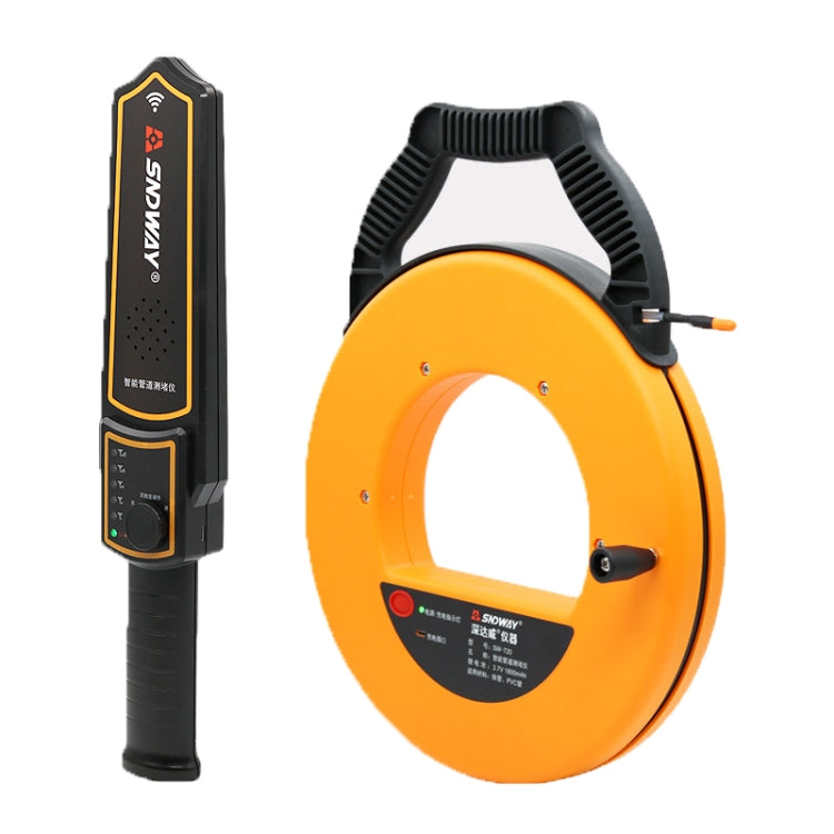 Instrumento de medición de ancho de bloqueo de tubería de PVC de espesor de escáner de tubería SNDWAY, SW720 Standard (20 meters), SW730 Standard (30 meters), SW740 Standard (40 meters)