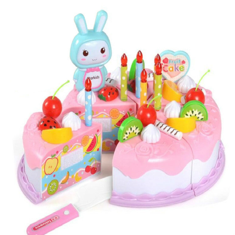Juguetes de cocina, comida para pasteles, juego de simulación DIY, corte de frutas, juguetes de cumpleaños para niños, regalo