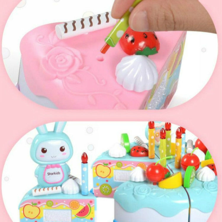 Juguetes de cocina, comida para pasteles, juego de simulación DIY, corte de frutas, juguetes de cumpleaños para niños, regalo