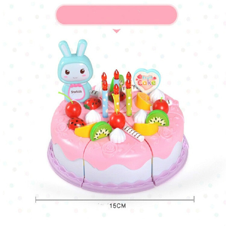 Juguetes de cocina, comida para pasteles, juego de simulación DIY, corte de frutas, juguetes de cumpleaños para niños, regalo