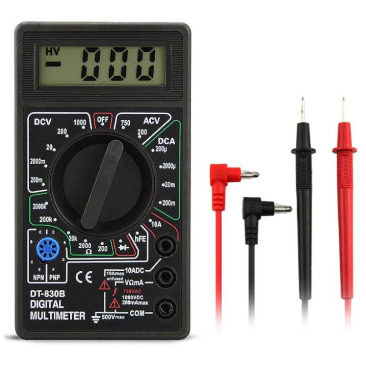 Instrumento eléctrico del mini multímetro digital DT830B, DT830B