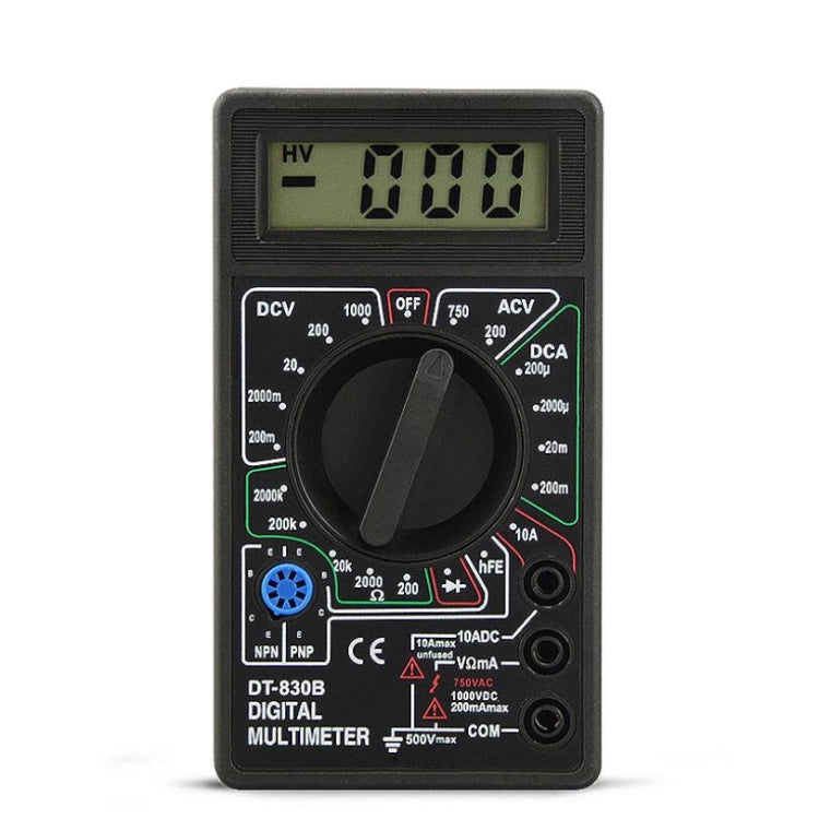 Instrumento eléctrico del mini multímetro digital DT830B, DT830B