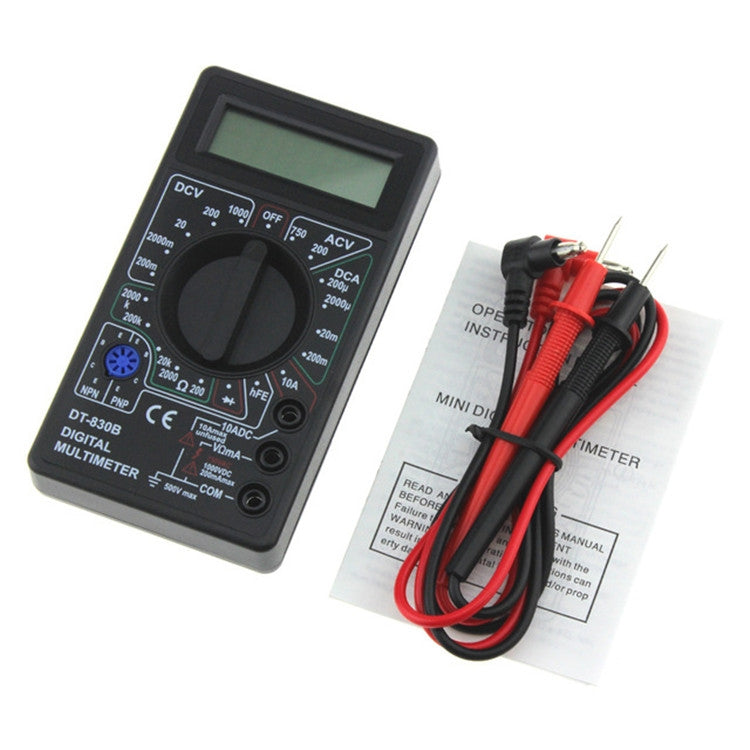 Instrumento eléctrico del mini multímetro digital DT830B, DT830B