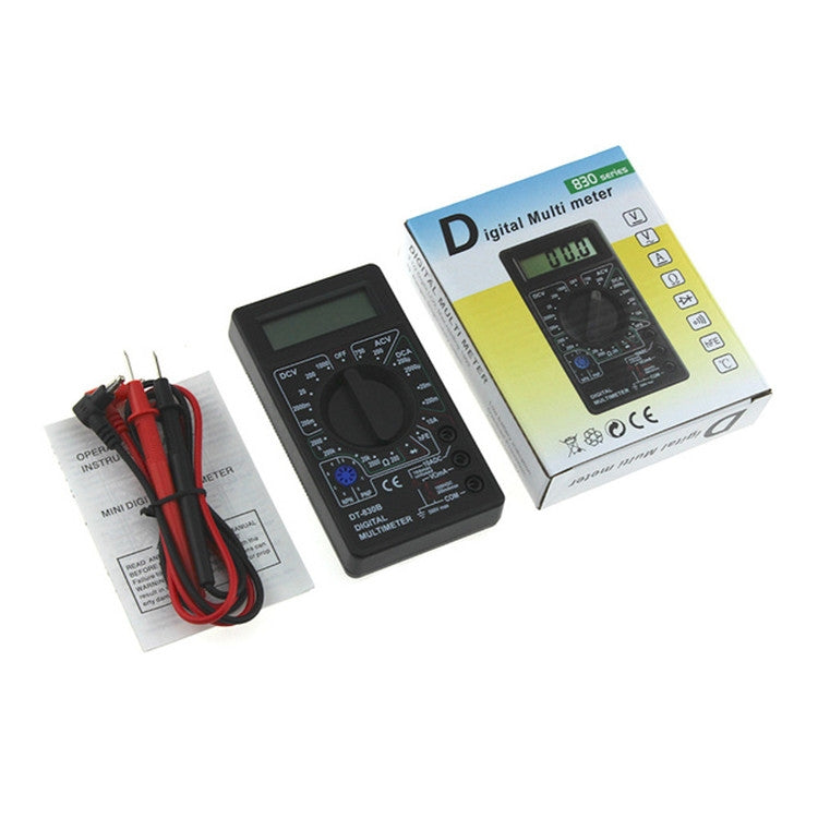 Instrumento eléctrico del mini multímetro digital DT830B, DT830B