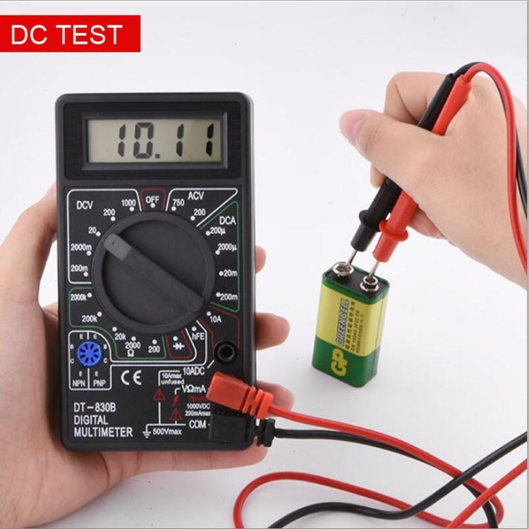 Instrumento eléctrico del mini multímetro digital DT830B, DT830B