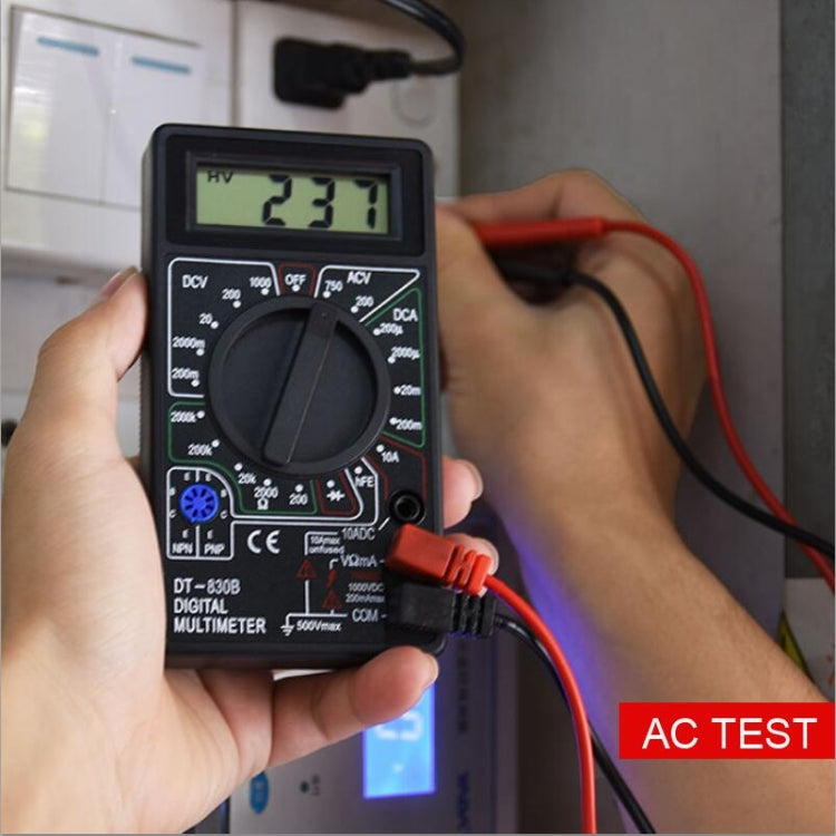 Instrumento eléctrico del mini multímetro digital DT830B, DT830B