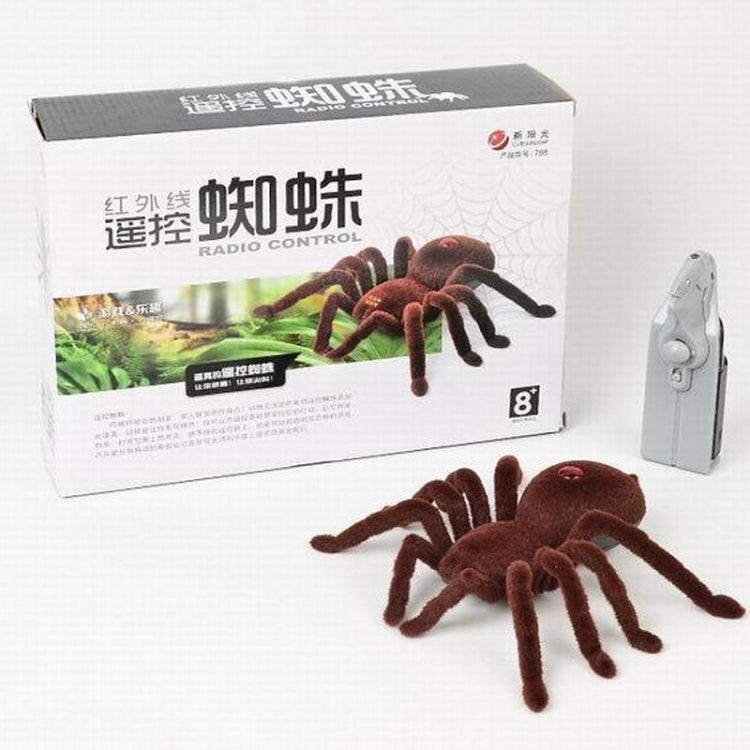 Juguete animal eléctrico Control remoto por infrarrojos Simulación Modelo de araña, Simulation Spider Model