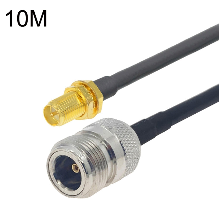 Cable adaptador coaxial RP-SMA hembra a N hembra RG58, RP-SMA Female to N Female 0.5m, RP-SMA Female to N Female 1m, RP-SMA Female to N Female 1.5m, RP-SMA Female to N Female 3m, RP-SMA Female to N Female 5m, RP-SMA Female to N Female 10m