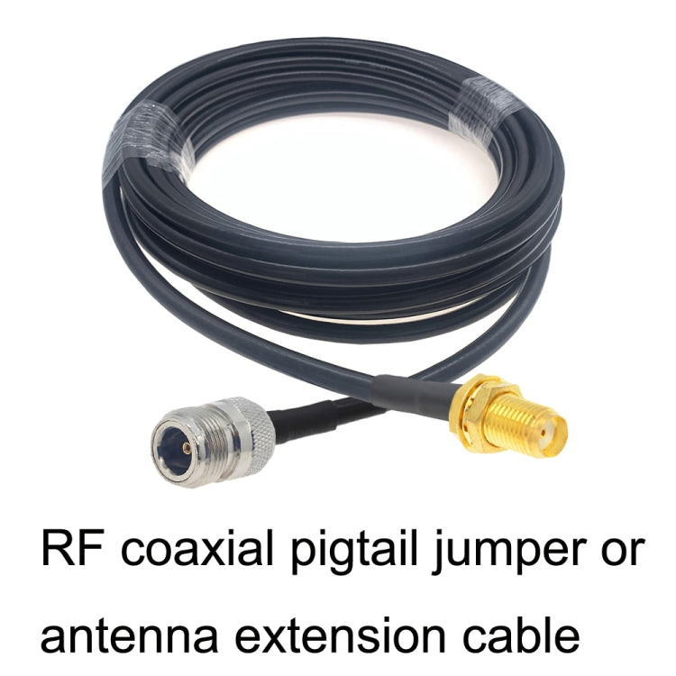 Cable adaptador coaxial SMA hembra a N hembra RG58, SMA Female to N Female 0.5m, SMA Female to N Female 1m, SMA Female to N Female 1.5m, SMA Female to N Female 3m, SMA Female to N Female 5m, SMA Female to N Female 10m