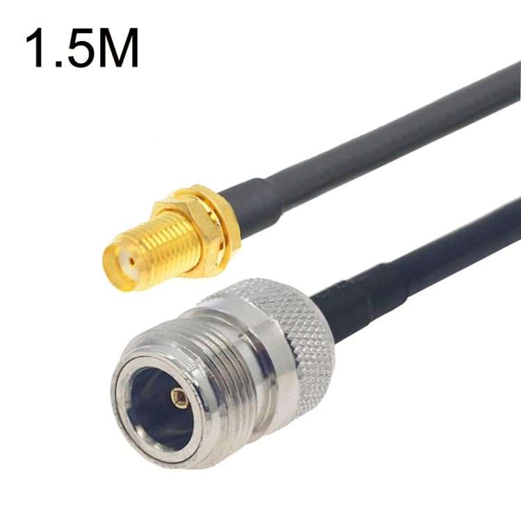 Cable adaptador coaxial SMA hembra a N hembra RG58, SMA Female to N Female 0.5m, SMA Female to N Female 1m, SMA Female to N Female 1.5m, SMA Female to N Female 3m, SMA Female to N Female 5m, SMA Female to N Female 10m