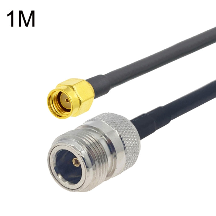 Cable adaptador coaxial RP-SMA macho a N hembra RG58, RP-SMA Male to N Female 0.5m, RP-SMA Male to N Female 1m, RP-SMA Male to N Female 1.5m, RP-SMA Male to N Female 3m, RP-SMA Male to N Female 5m, RP-SMA Male to N Female 10m