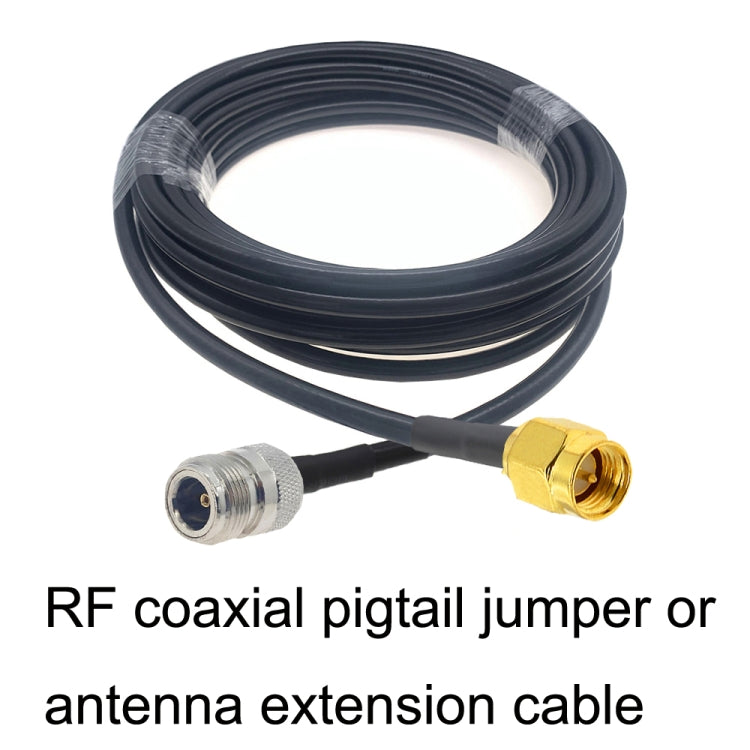 Cable adaptador coaxial SMA macho a N hembra RG58, SMA Male to N Female 0.5m, SMA Male to N Female 1m, SMA Male to N Female 1.5m, SMA Male to N Female 3m, SMA Male to N Female 5m, SMA Male to N Female 10m