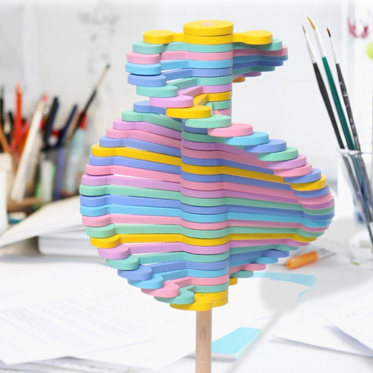 Piruleta giratoria de madera maciza, serie Fischer, adornos creativos, juguete de descompresión, artefacto de descompresión