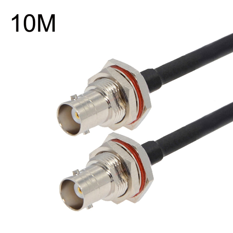 Cable adaptador coaxial BNC hembra a BNC hembra RG58, BNC Female To BNC Female With Waterproof Circle 0.5m, BNC Female To BNC Female With Waterproof Circle 1m, BNC Female To BNC Female With Waterproof Circle 1.5m                                        ...