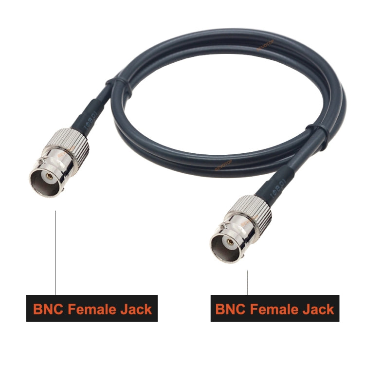 Cable adaptador coaxial BNC hembra a BNC macho RG58, BNC Female To BNC Female 0.5m, BNC Female To BNC Female 1m, BNC Female To BNC Female 1.5m, BNC Female To BNC Female 3m, BNC Female To BNC Female 5m, BNC Female To BNC Female 10m