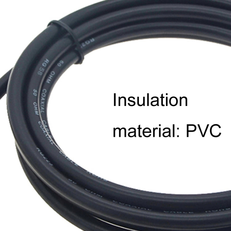 Cable adaptador coaxial BNC hembra a BNC macho RG58, BNC Female To BNC Female 0.5m, BNC Female To BNC Female 1m, BNC Female To BNC Female 1.5m, BNC Female To BNC Female 3m, BNC Female To BNC Female 5m, BNC Female To BNC Female 10m