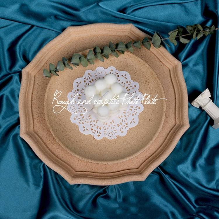 Bandeja de madera Retro para joyería, adornos decorativos para casa, accesorios para fotos, Round  Shape, Flower Shape, Octagonal  Shape