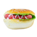 Bonita hamburguesa blanda, crema de crecimiento lento, juguetes de descompresión perfumados, decoración, juguete para apretar para niños, Cute Hamburger