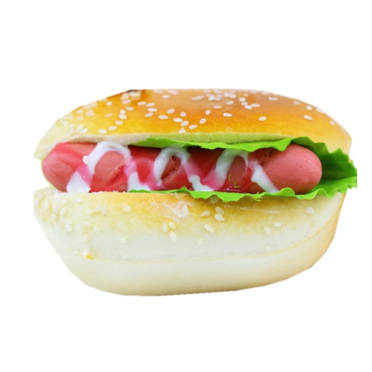 Bonita hamburguesa blanda, crema de crecimiento lento, juguetes de descompresión perfumados, decoración, juguete para apretar para niños, Cute Hamburger