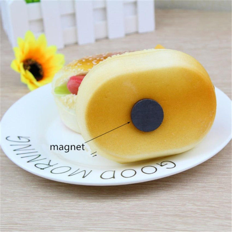 Bonita hamburguesa blanda, crema de crecimiento lento, juguetes de descompresión perfumados, decoración, juguete para apretar para niños, Cute Hamburger