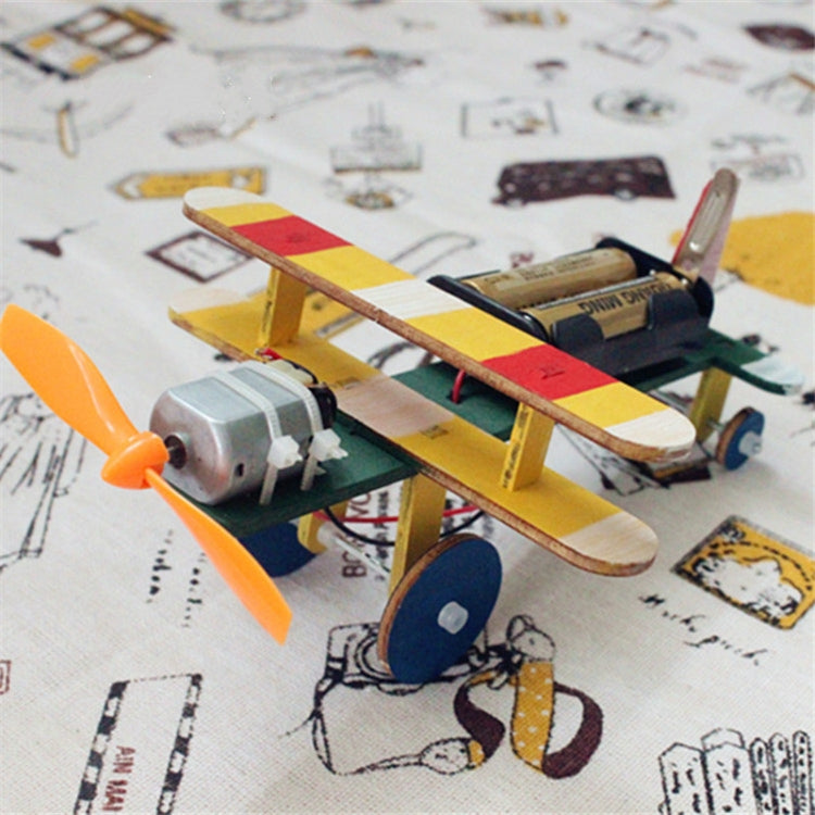 Tecnología para niños, pequeña producción, modelo de avión de Taxi eléctrico DIY, materiales hechos a mano, juguetes didácticos, Electric Taxi Aircraft Model