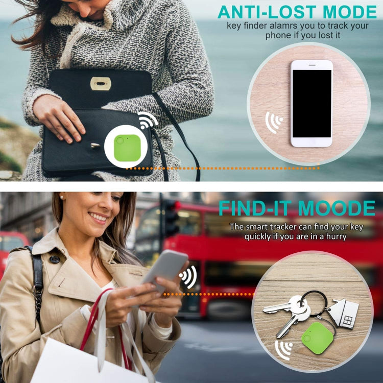 Alarma antirrobo remota elegante del llavero del mini dispositivo cuadrado anti perdido Bluetooth