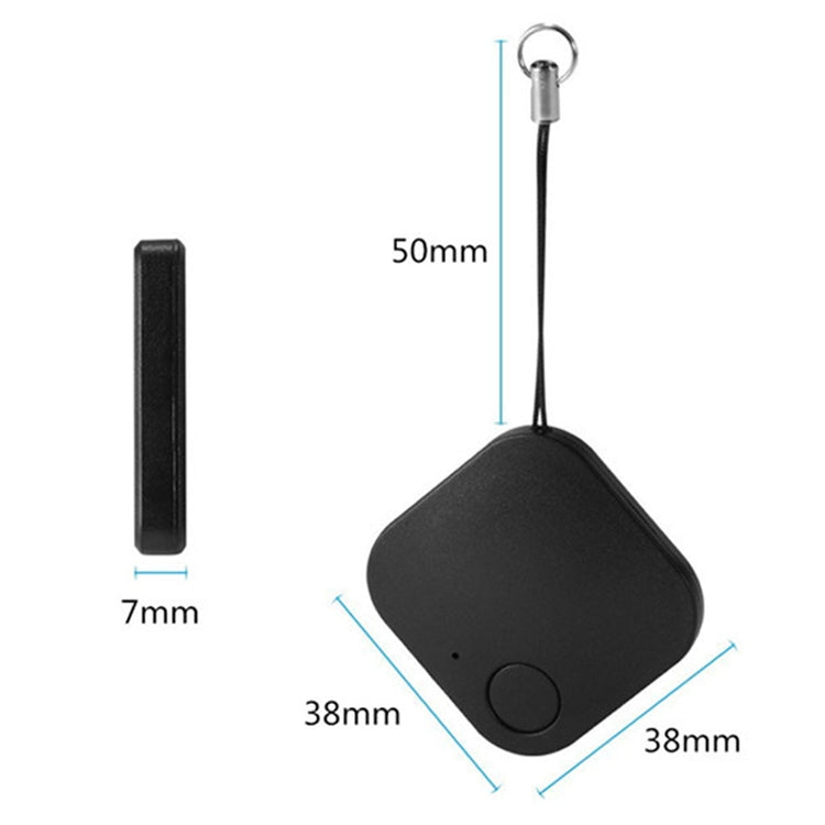 Alarma antirrobo remota elegante del llavero del mini dispositivo cuadrado anti perdido Bluetooth