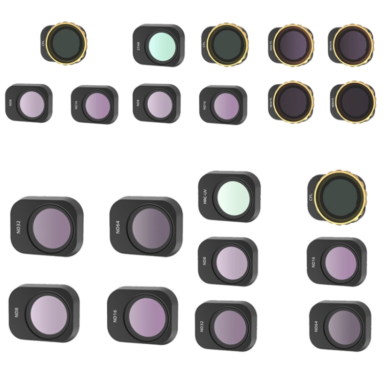 JSR para filtros de cámara Mini 3 Pro, 3 In 1 CPL+ND8+ND16, 4 In 1 Star+CPL+ND8+ND16, 4 In 1 ND8+ND16+ND32+ND64, 4 In 1 ND8-PL+ND16-PL+ND32-PL+ND64-PL, 6 In 1 UV+CPL+ND8+ND16+ND32+ND64