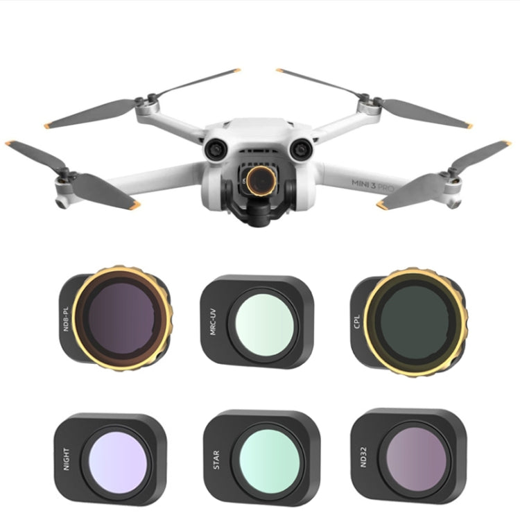 JSR para filtros de cámara Mini 3 Pro, 3 In 1 CPL+ND8+ND16, 4 In 1 Star+CPL+ND8+ND16, 4 In 1 ND8+ND16+ND32+ND64, 4 In 1 ND8-PL+ND16-PL+ND32-PL+ND64-PL, 6 In 1 UV+CPL+ND8+ND16+ND32+ND64