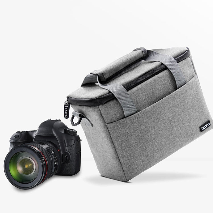 Baona BN-H001 Bolsa para cámara digital Bolsa impermeable para cámara portátil informal, BN-H001 S(Gray), BN-H001 S(Black), BN-H001 M(Gray), BN-H001 M(Black), BN-H001 L(Gray), BN-H001 L(Black)