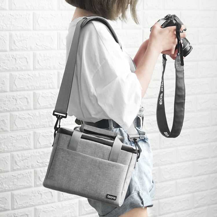 Baona BN-H001 Bolsa para cámara digital Bolsa impermeable para cámara portátil informal, BN-H001 S(Gray), BN-H001 S(Black), BN-H001 M(Gray), BN-H001 M(Black), BN-H001 L(Gray), BN-H001 L(Black)