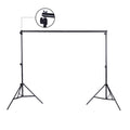 Kit de barra transversal de fondo de soporte de fondo de estudio fotográfico de 200 * 300 cm, 200x300cm