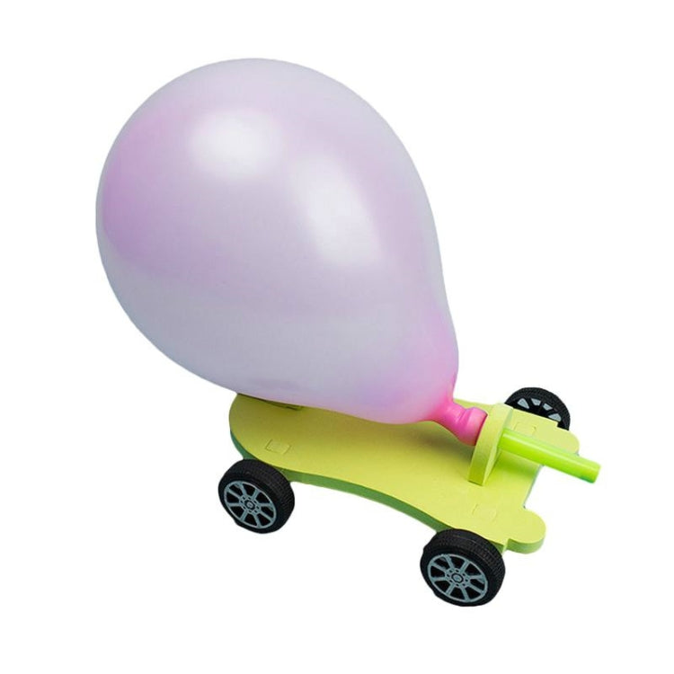 3 uds DIY globo retroceso coche creativo científico niños educativo reacción coche